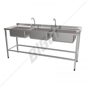 LAVADERO TRIPLE / SIN SECADOR 190 X 60 ATRIL SOLDADO