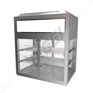 VITRINA PASS THROUGH 90 X 60 X 108 CM AIRE FORZADO